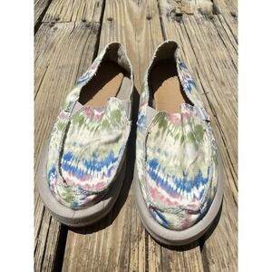 Sanuk X Grateful Dead Women's Loafers Cushioned Size 7